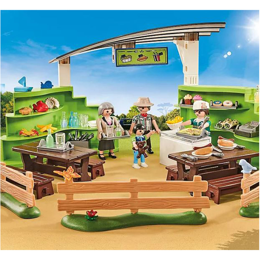 Playmobil Zoo Restaurant With Shop Building Set 9871 - Radar Toys