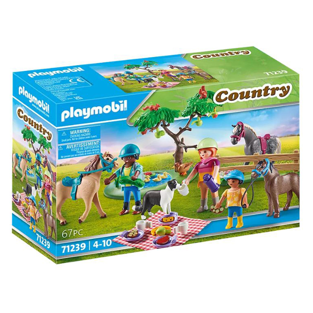 Playmobil Country Picnic Adventure With Horses Building Set 71239