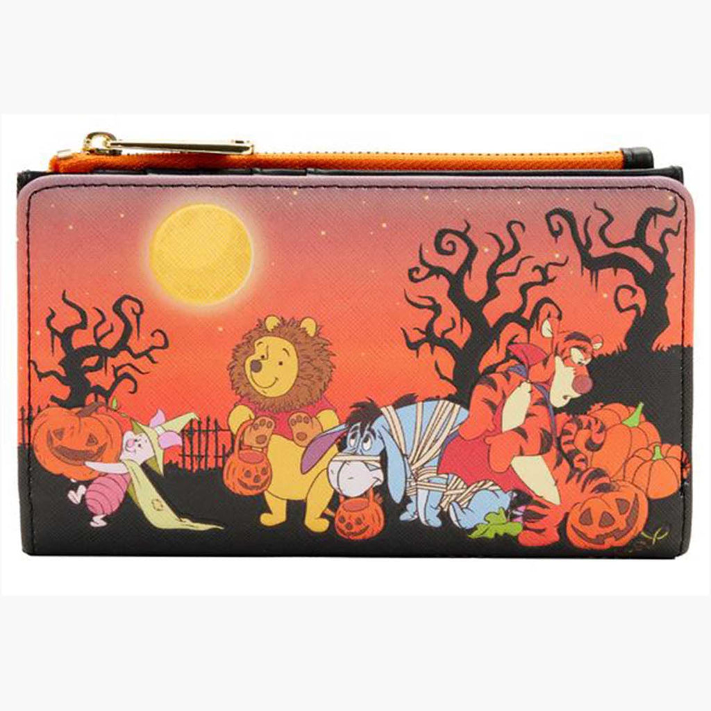 Loungefly Disney Winnie The Pooh Halloween Group Flap Wallet