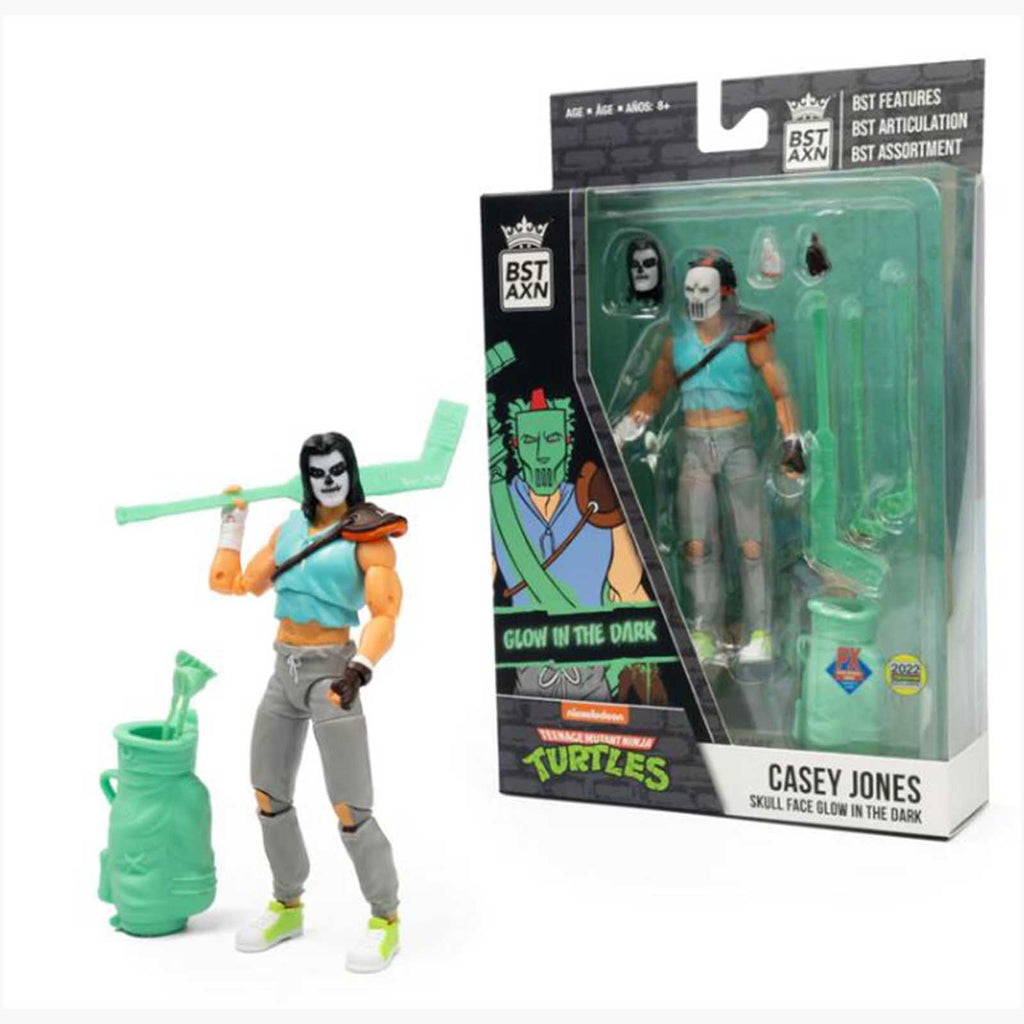 BST Teenage Ninja Turtles PX Casey Jones Glow Action Figure - Radar Toys