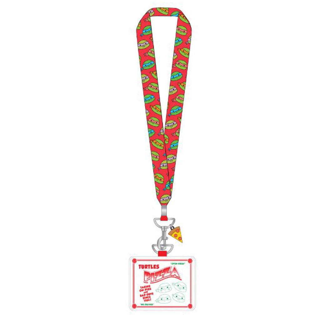 Loungefly Nickelodeon TMNT Pizza Box Lanyard With Cardholder