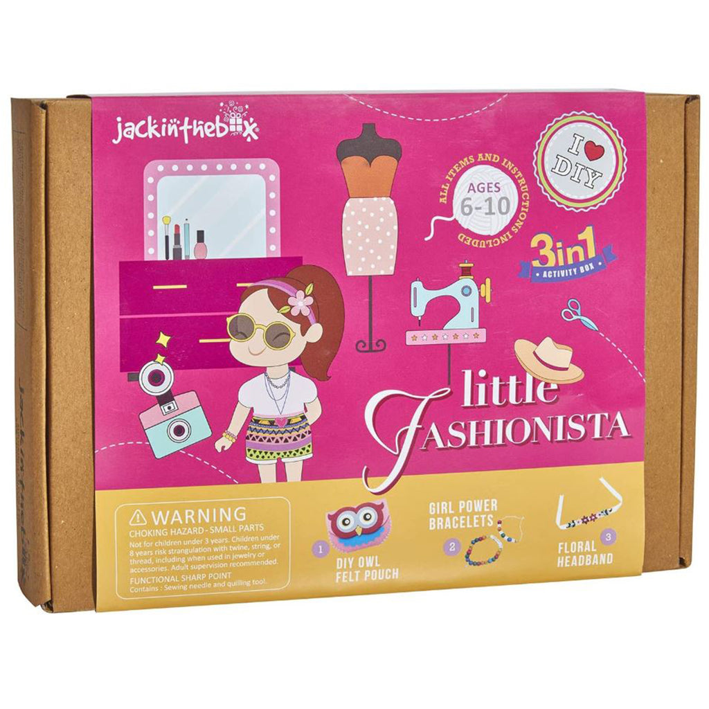 Jack In The Box 3 In 1 Little Fashionista Set