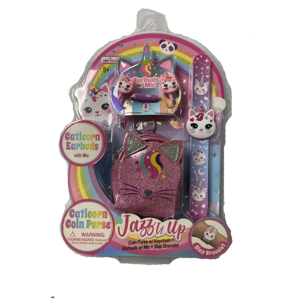 Hot Focus Caticorn Jazz It Up Earbuds With Microphone Set - Radar Toys