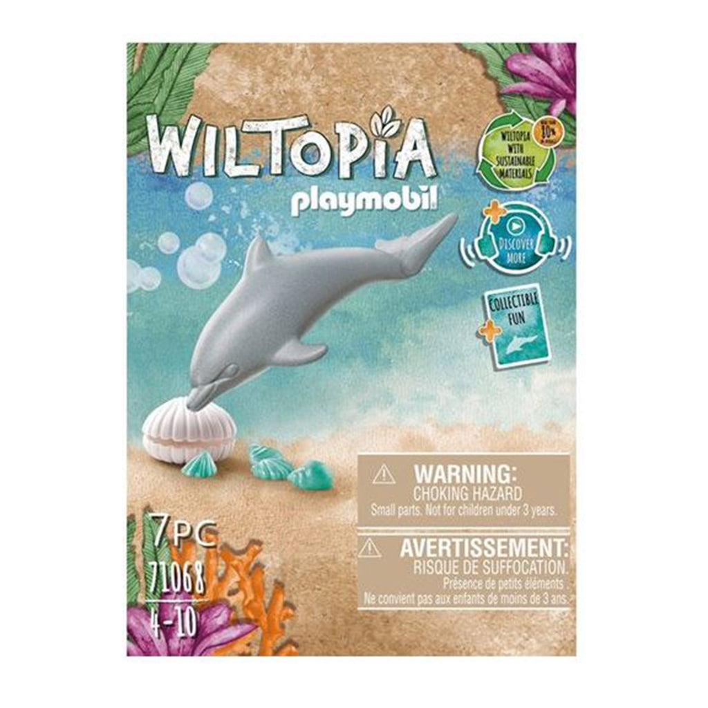 Playmobil Wiltopia Young Dolphin Animal Building Set 71068 - Radar Toys
