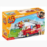 Playmobil Duck On Call Fire Rescue Truck Building Set 70911 - Radar Toys