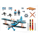 Playmobil Air Stunt Show Phoenix Biplane Building Set 70831 - Radar Toys