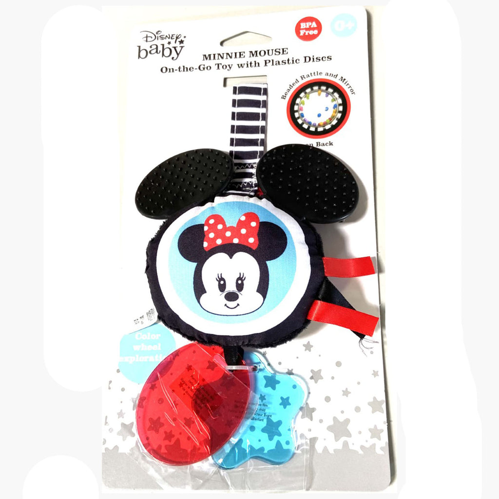 Kid's Preferred Disney Baby Minnie Mouse On The Go Toy WIth Plastic Discs