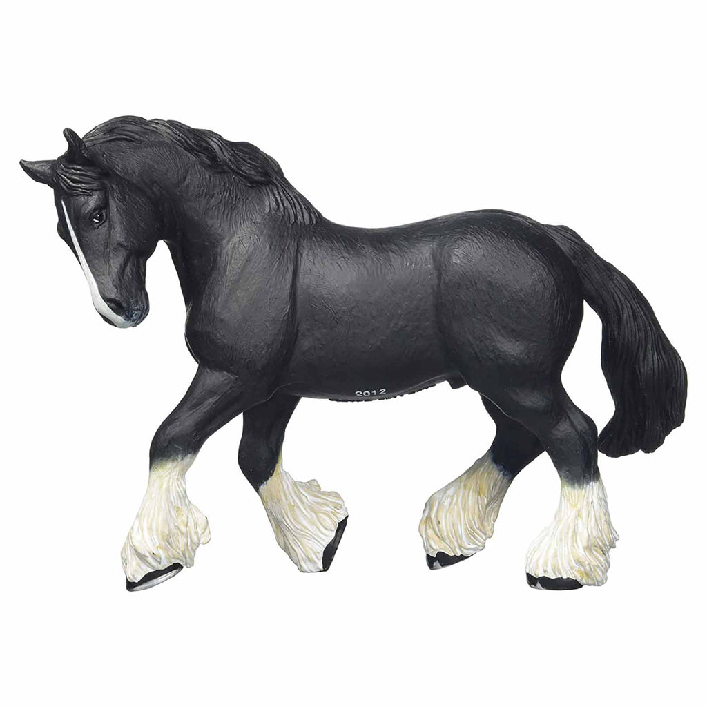 Papo Black Shire Horse Animal Figure 51517 - Radar Toys