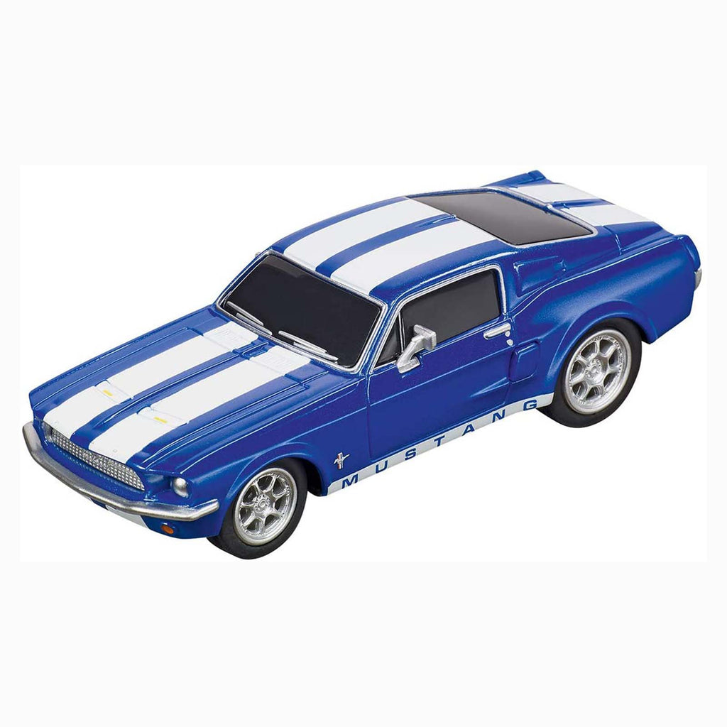 Carrera Ford Mustang 67 Racing Blue 1:43 Electric Slot Car - Radar Toys