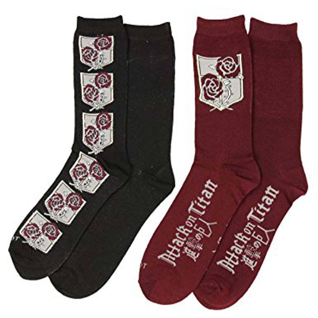 Attack On Titan 2 Pairs Of Long Socks