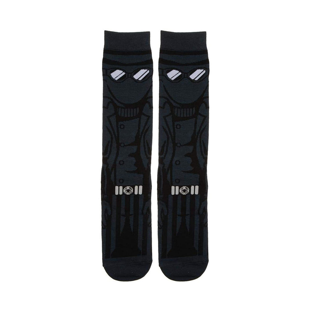 Bioworld Spider-Man Noir 360 Character Single Pair Men's Crew Socks