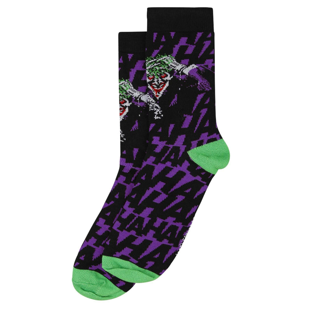 DC Comics Batman Joker Haha 1 Pair Of Crew Socks