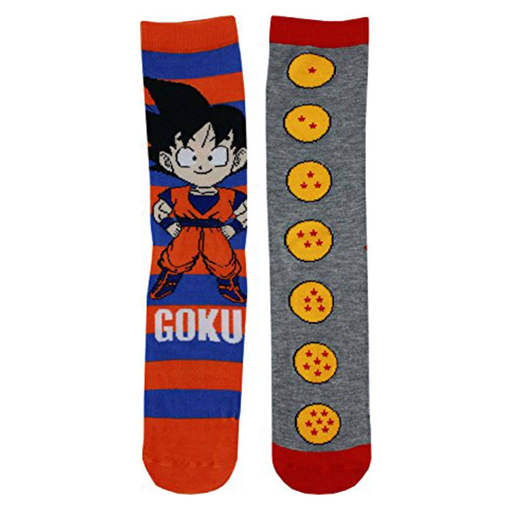 Dragon Ball Z Anime Goku 2 Pairs Of Crew Socks - Radar Toys