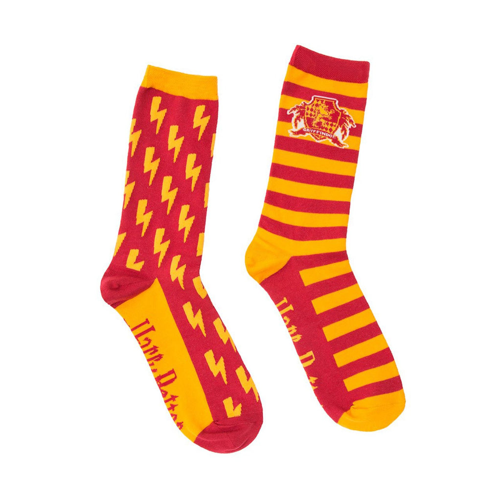 Harry Potter Gryffindor Single Pair Large Crew Socks - Radar Toys