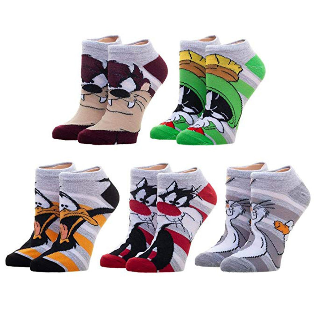 Looney Tunes Junior Character 5 Pairs Of Ankle Socks