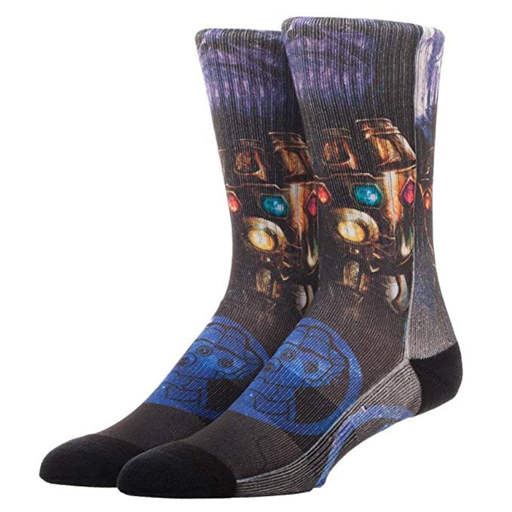 Marvel Infinity War Thanos Sublimated 1 Pair Of Socks