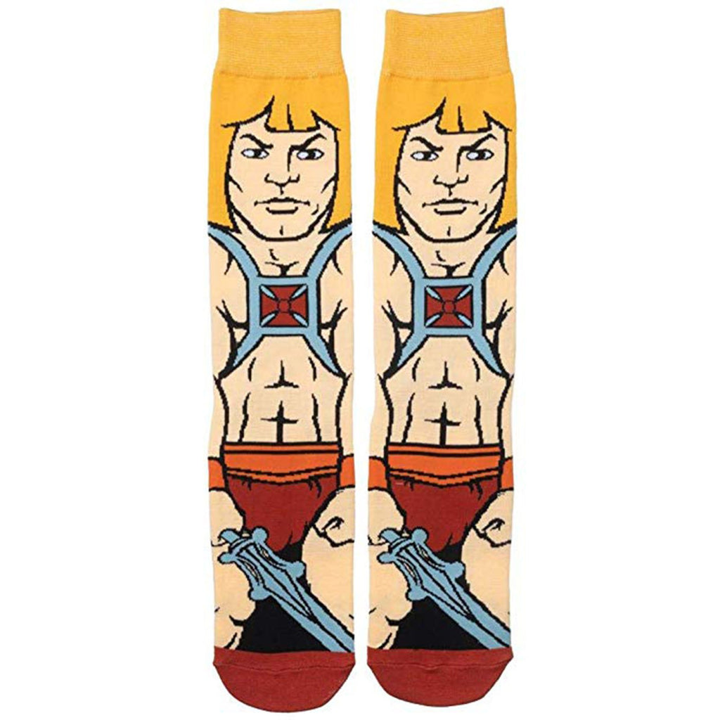 Masters Of The Universe He-Man 360 Character One Pair Men's Crew Socks - Radar Toys