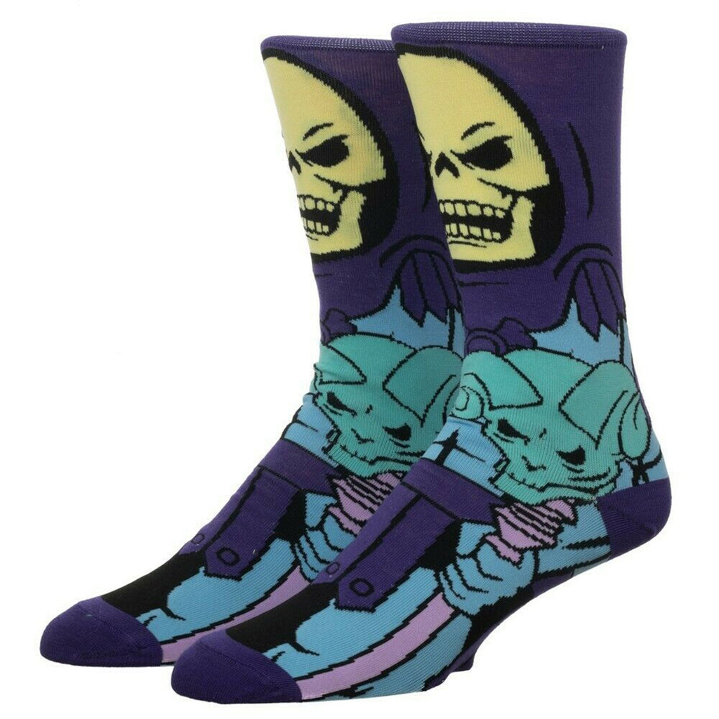 Masters Of The Universe Skeletor One Pair Crew Socks