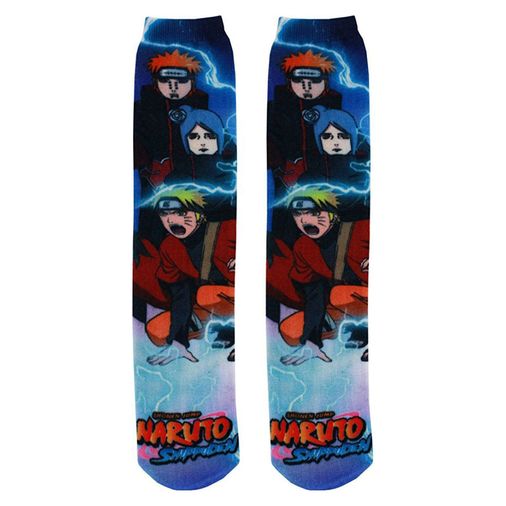 Naruto Shippuden 360 Photoreal 1 Pair Of Socks