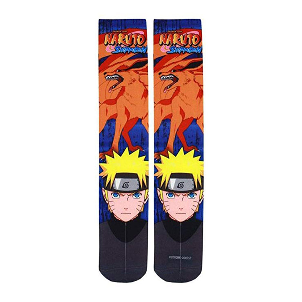 Naruto Shippuden 360 Print 1 Pair Of Crew Socks - Radar Toys
