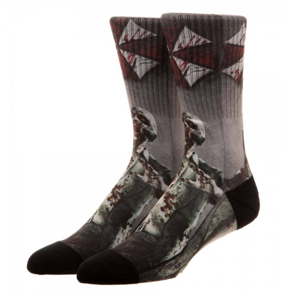 Resident Evil Zombie 1 Pair Of Crew Socks