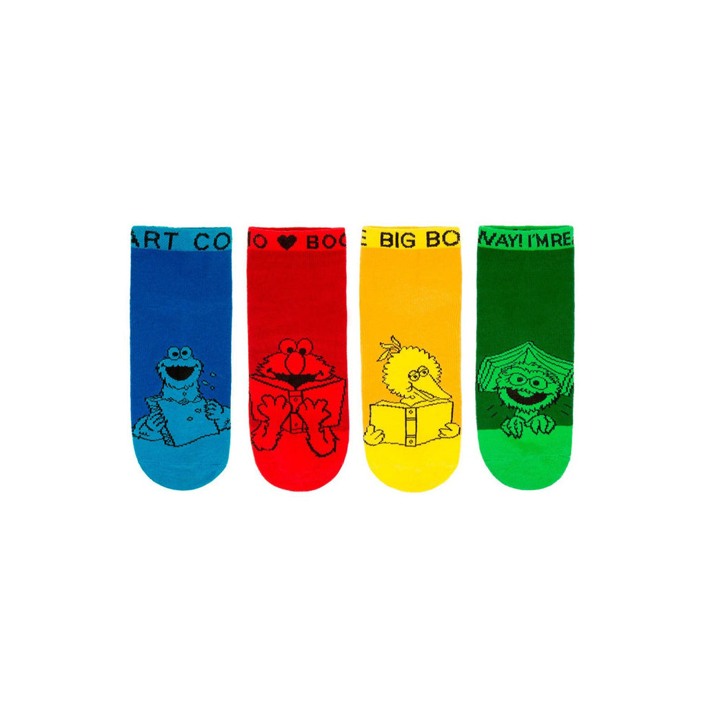 Sesame Street 4 Pairs Ankle Socks - Radar Toys
