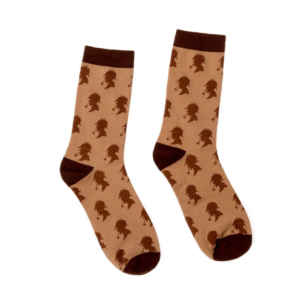 Sherlock Holmes Single Pair Large Crew Socks - Radar Toys