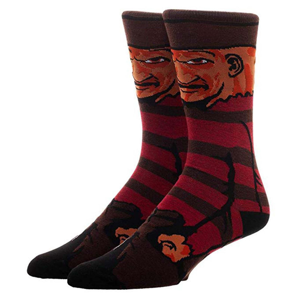 The Nightmare On Elm Street Character Collection Freddy 1 Pair Of Crew Socks