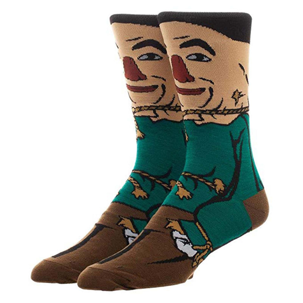 The Wizard Of Oz Character Collection Scarecrow 1 Pair Of Crew Socks