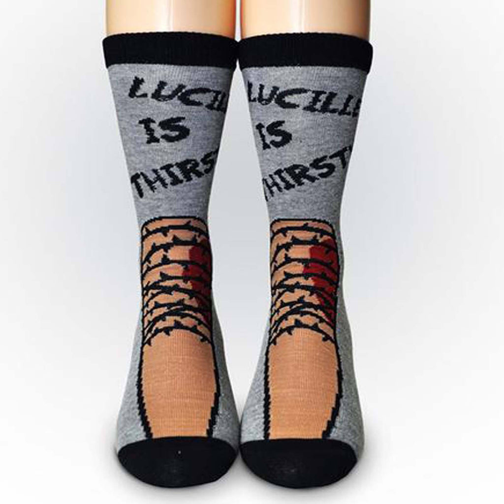 Walking Dead Lucille Is Thirsty 1 Pair Of Socks - Radar Toys