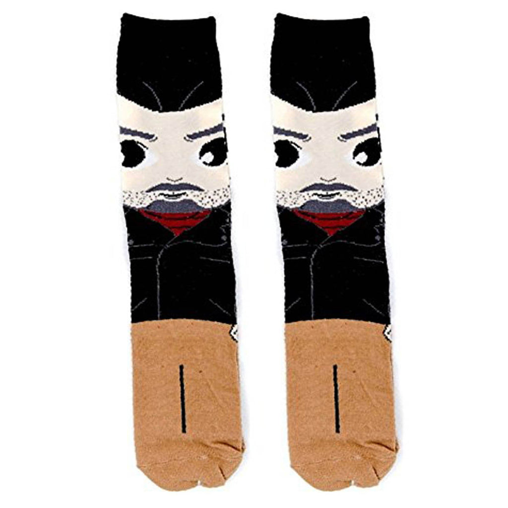 Walking Dead Negan Chibi Bean 1 Pair Of Long Crew Socks