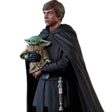 Gentle Giant Star Wars Premier Collection Luke Skywalker Grogu Statue - Radar Toys