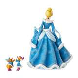Enesco Disney Showcase Couture De Force Cinderella With Jaq Gus Gus Set - Radar Toys