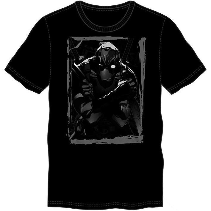 Marvel Deadpool Mad Money Black Distress Tee Shirt - Radar Toys