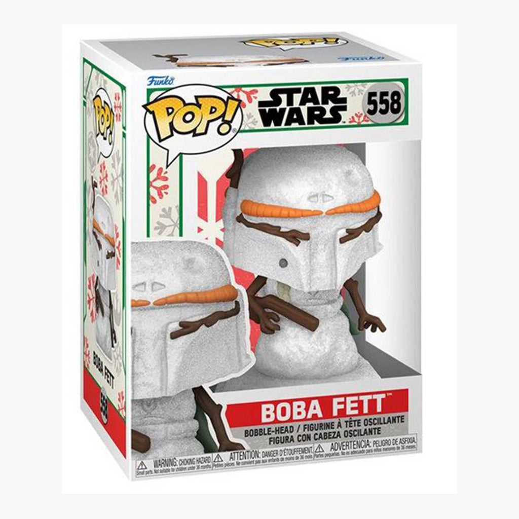 Funko Star Wars POP Holiday Boba Fett Snowman Vinyl Figure
