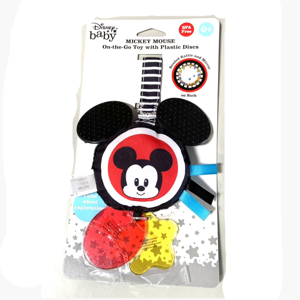 Kid's Preferred Disney Baby Mickey Mouse On The Go Toy WIth Plastic Discs
