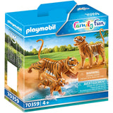 Playmobil Family Fun  Tigers With Cub 70359 - Radar Toys
