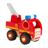 Small Foot Play And Learn Fire Engine Wooden Playset 11075 - Radar Toys