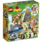 LEGO® Duplo Jurassic World T. Rex And Triceratops Dinosaur Breakout Building Set 10939 - Radar Toys