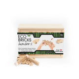Eco Bricks Wooden Bamboo Blocks 90 Piece Set - Radar Toys