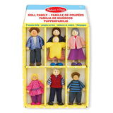 Melissa And Doug 7 Piece Doll Family Play Set - Radar Toys