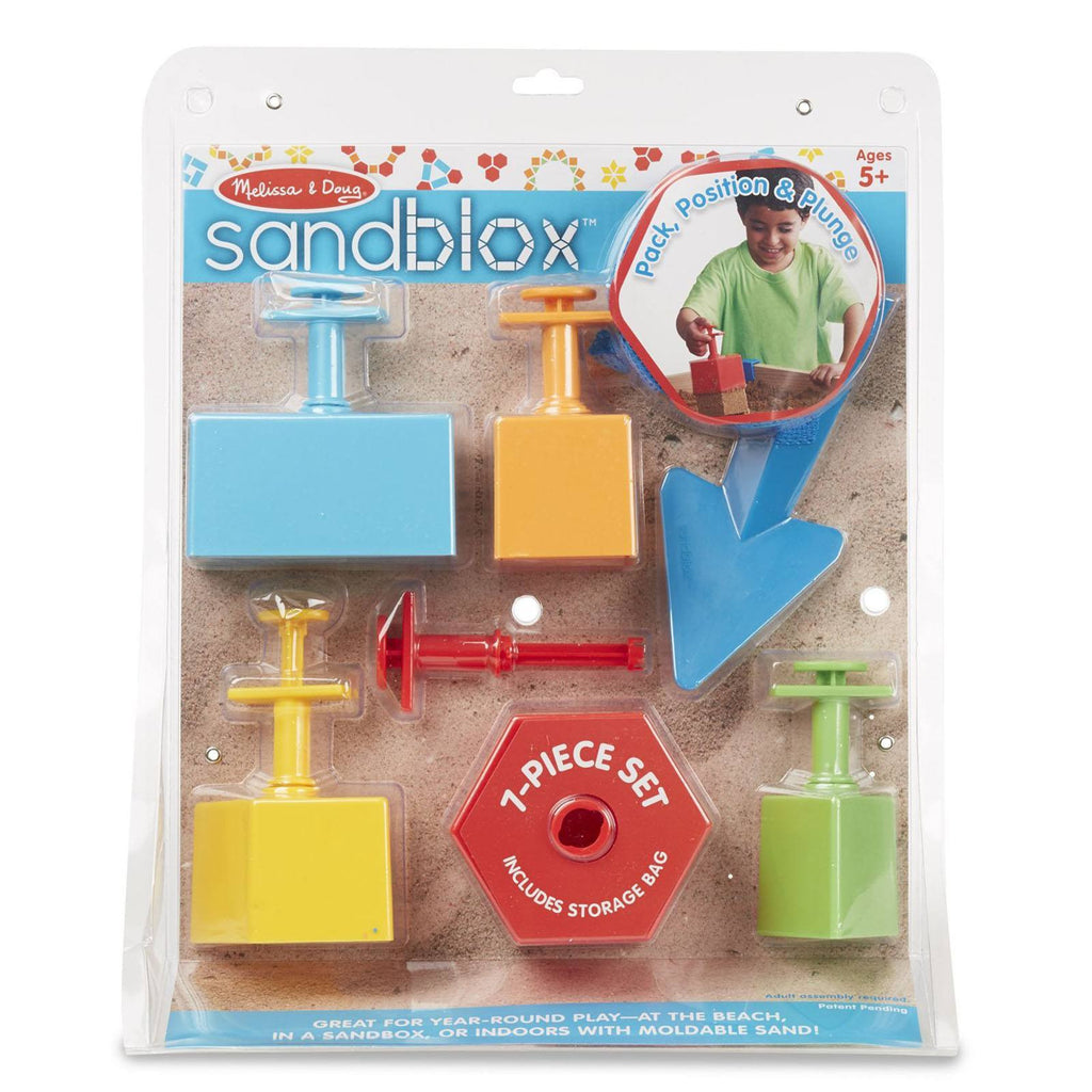 Melissa And Doug 7 Piece Sandblox Sand Play Set