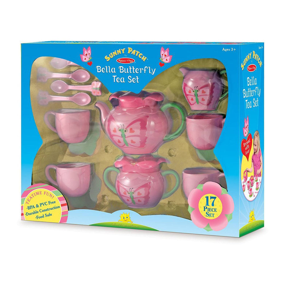 Melissa And Doug Bella Butterfly Tea Set