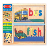 Melissa And Doug Classic Toy Wooden See And Spell - Radar Toys