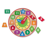 Melissa And Doug Classic Toy Wooden Shape Sorting Clock - Radar Toys