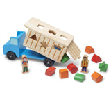 Melissa And Doug Classic Toy Wooden Shape Sorting Dump Truck - Radar Toys