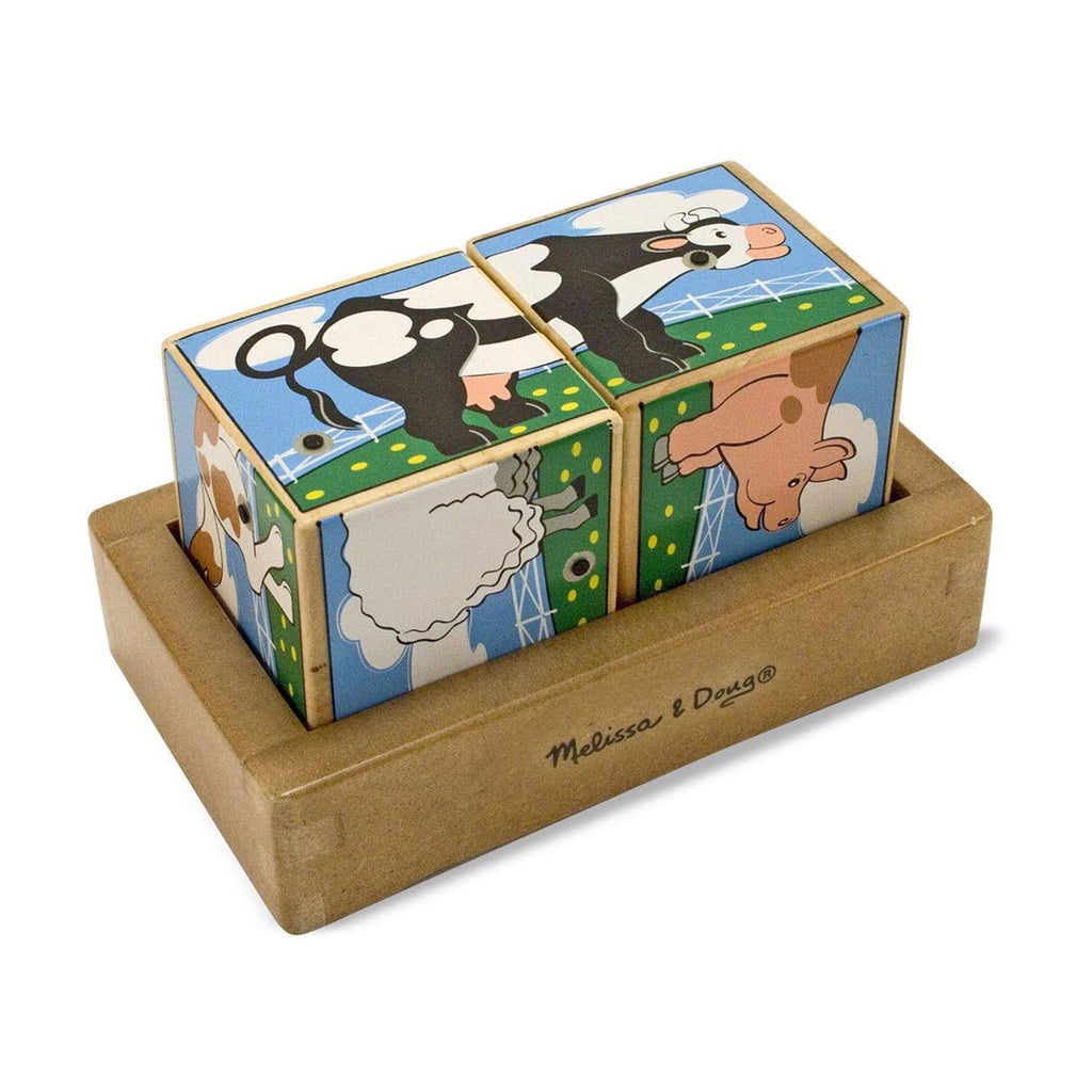 Melissa And Doug Farm Wooden Sound Blocks