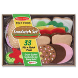 Melissa And Doug Felt Food Sandwich Set - Radar Toys