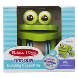 Melissa And Doug First Play Frolicking Frog Pull Toy - Radar Toys