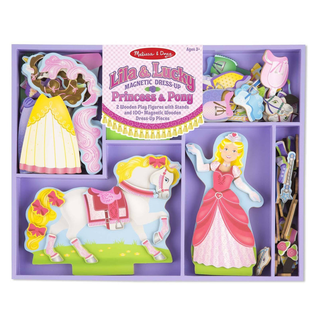 Melissa And Doug Lila And Lucky Magnetic Dress Up Set - Radar Toys